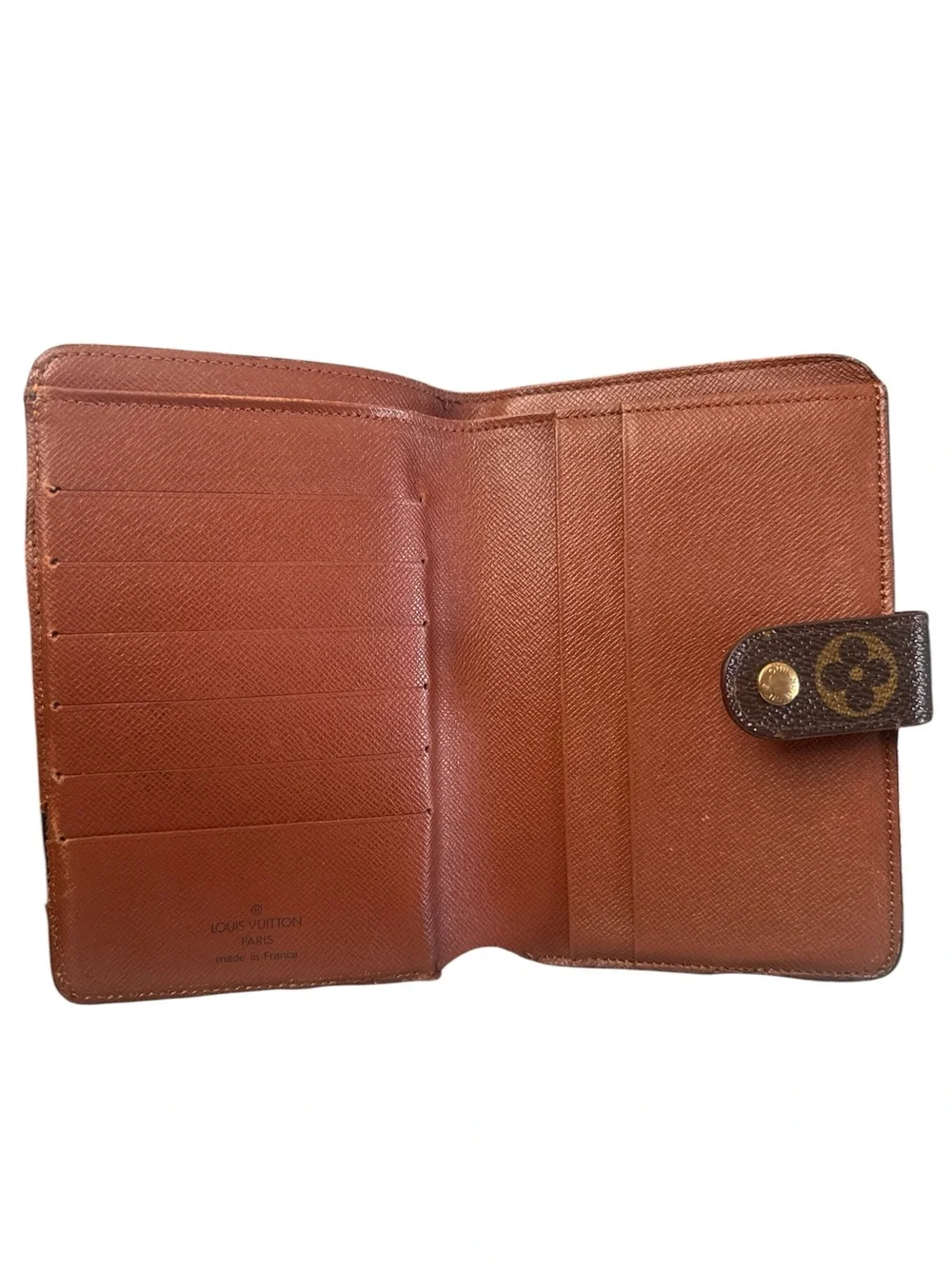 Louis Vuitton Monogram Porte-Papier zip wallet in Brown and Gold-Tone